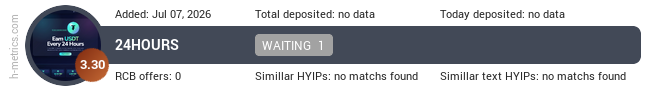 H-metrics.com widget for 24-hours.xyz