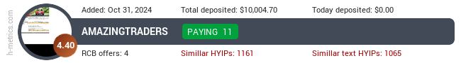 AmazingTraders paying, AmazingTraders review, AmazingTraders best online investment site, AmazingTraders hyip invest site, AmazingTraders online earning site, hyips daily review