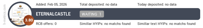 H-metrics.com widget for eternalcastle.xyz