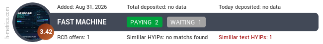 H-metrics.com widget for fast-machine.lat