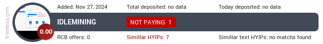 HYIPLogs.com widget