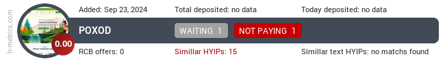 H-metrics.com widget for poxod.xyz