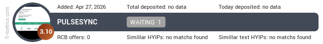 H-metrics.com widget for pulsesync.store