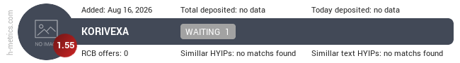 H-metrics.com widget for t.me-KorivexaOfficialAppBot