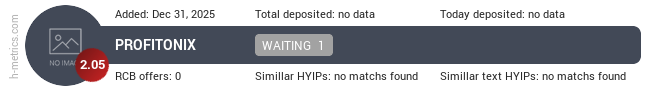 H-metrics.com widget for t.me-ProfitonixBot