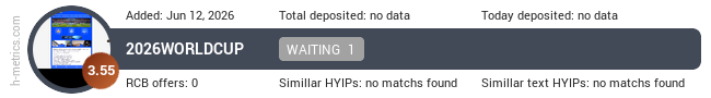H-metrics.com widget for www.2026-worldcup.cc