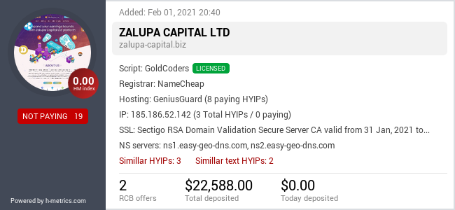 H-metrics.com widget for zalupa-capital.biz